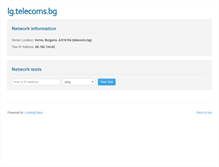 Tablet Screenshot of lg.telecoms.bg