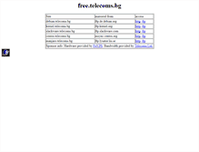Tablet Screenshot of free.telecoms.bg